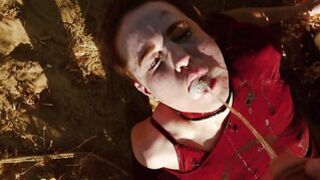 Cum in eyes, piss in mouth