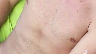 Playing with my prick & spilling cum on the couch