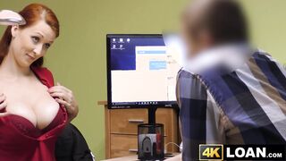 Charismatic lady Isabella Lui screams hard from credit managers pounding