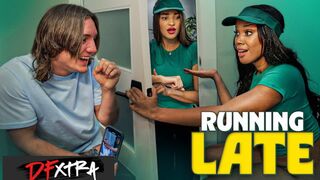 August Skye’s Beaver Pounded in Wild Bathroom & Kitchen Fuck