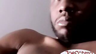 Straight dude lets me suck his big black dick & fed me his cum
