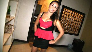 Mature amateur BBW Thai female sex in P-O-V with a white customer