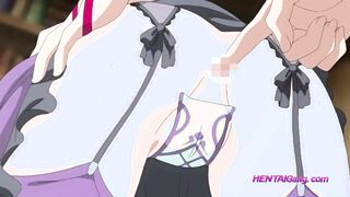 Tentacle Creatures Fuck & Creampie Magical Girls in a  Dungeon Breeding