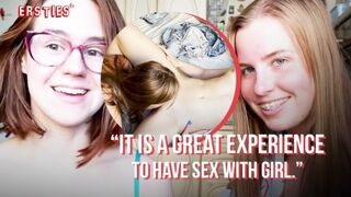 Ersties - Charming Beautiful Babe Rita Makes Her First Lesbian Sex Video With Anca