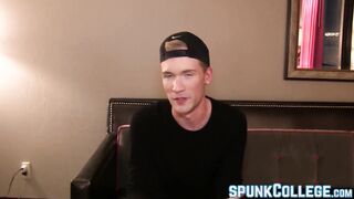 Naughty  gentleman tugging meat while playing anally