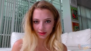 Riley Star's Nice & Slow POV: Sexy Blonde Gets a Facial Finish