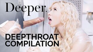 Blair Williams, Kenzie Reeves, Izzy Lush, & Blake Blossom Take Throating to the Next Level