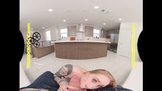 Taylor Rae Rides Neighbor's Big Bully Meat