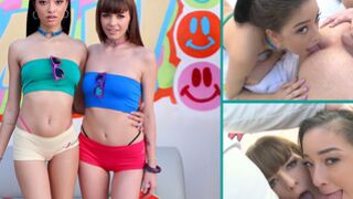 Scarlett & Alex Choke On Prick