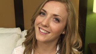 Karla Kush fucks & eats cum in her first adult movie
