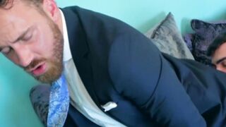 Big cock Alexander Muller fucks work buddy after sexy rimming