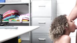 SHOPLYFTER Charming Allie Addison was caught & banged by Rusty Nails