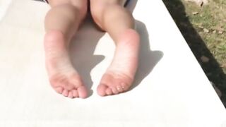 Hoe Neighbor Pool Tease