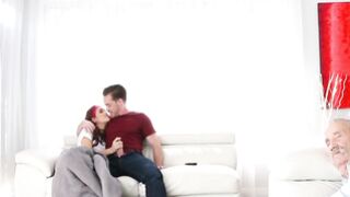 Family movie night turned into a wild fuck fest