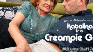 Gilf Katalina is getting a creampie from her younger suitor